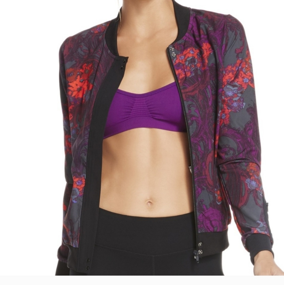 Fabletics Ithaca Romantic Print Bomber Jacket - image 1